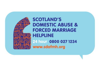 Scotland’s Domestic Abuse and Forced Marriage Helpline logo