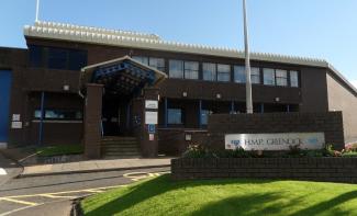 Exterior of Greenock Prison