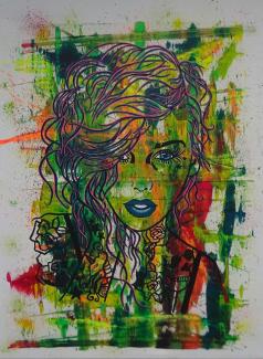 portrait painting of a woman